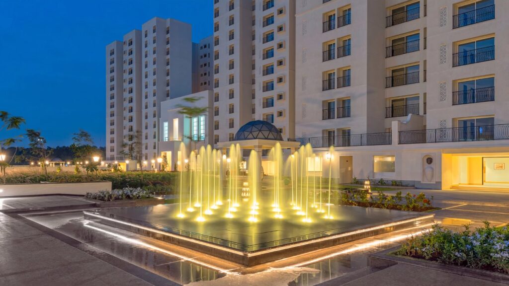 Sobha Valley View Apartments In Banashankari, Bangalore night view